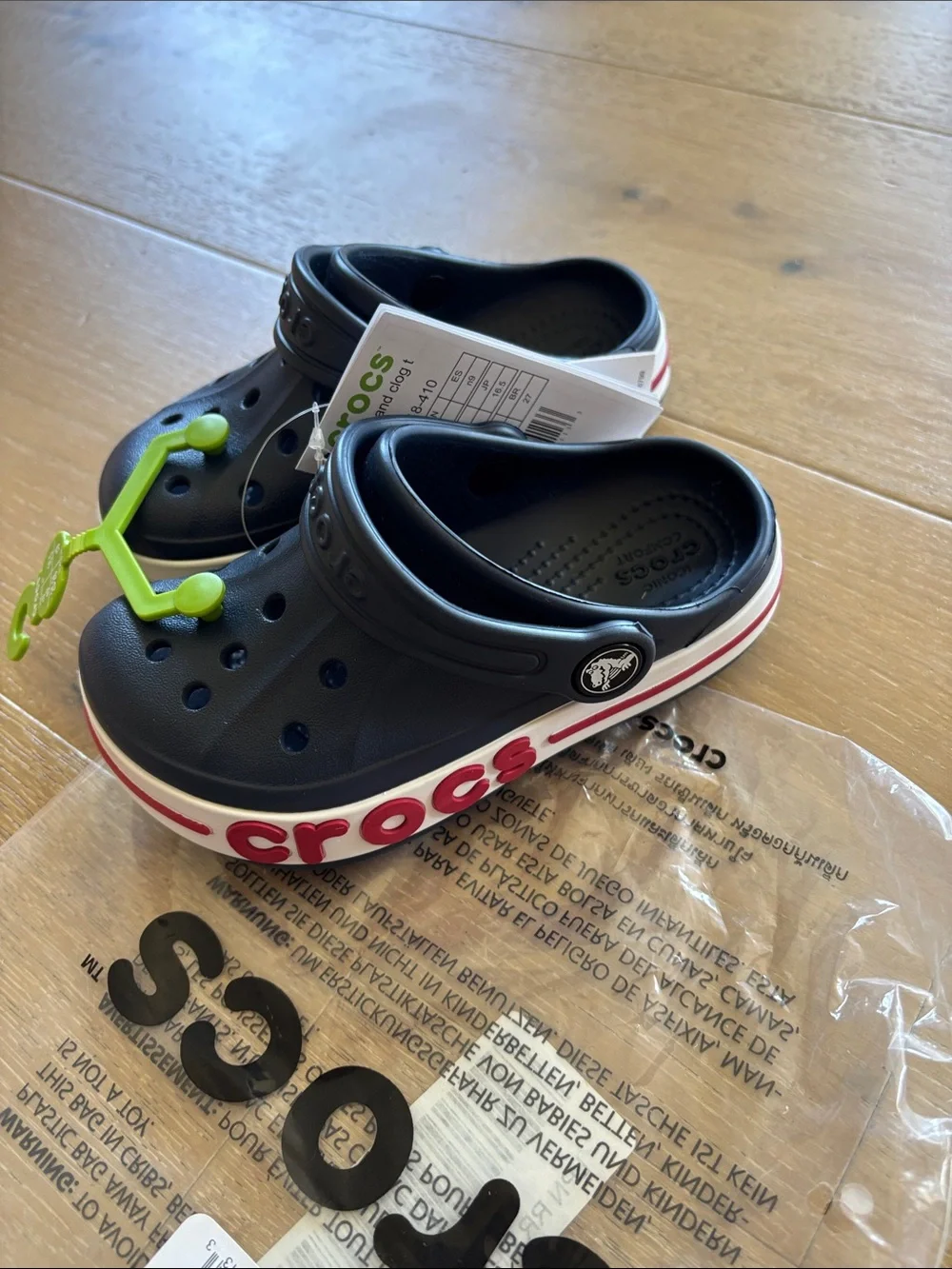 CROCS Bayaband Toddler Kids Slip-On Clogs